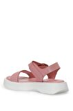TESRA 3FX Pembe Kadın Kalın Taban Sandalet