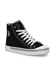 U.S Polo Assn. PENELOPE HIGH 3FX Erkek Sneaker Ayakkabı Siyah 40-45 