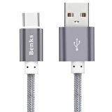 Benks Type-C USB Kablo 2.1A Şarj Kablosu 120 cm