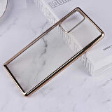 Galaxy Note 20 Ultra Köşeleri Parlak Renkli Benks Magic Glitz Transparent Kapak