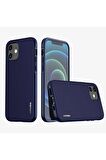 Wlons iPhone 12 Uyumlu Kılıf Mat Arka Yüzey Stil Sert Wlons Hill Kapak