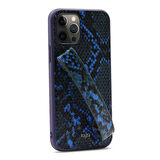 Apple iPhone 12 Pro Max Kılıf Kajsa Glamorous Serisi Snake Handstrap Kapak
