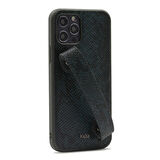 Apple iPhone 12 Pro Max Kılıf Kajsa Glamorous Serisi Snake Handstrap Kapak