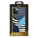 Apple iPhone 12 Pro Max Kılıf Kajsa Glamorous Serisi Zebra Combo Kapak