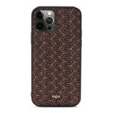 Apple iPhone 12 Pro Max Kılıf Kajsa Glamorous Serisi Waterfall Pattern Kapak
