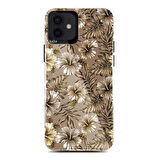 Apple iPhone 12 Kılıf Çiçekli Kajsa Botanic Kapak