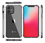 Apple iPhone 12 Pro Kılıf Kajsa Transparent Kapak