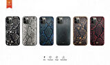Apple iPhone 12 Kılıf Kajsa Glamorous Serisi Snake Pattern Kapak