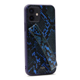 Apple iPhone 12 Kılıf Kajsa Glamorous Serisi Snake Handstrap Kapak