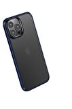 Wlons iPhone 13 Pro Uyumlu Kılıf Mat Parmak Izi Yapmayan Transparan Wlons H-Bom Kapak