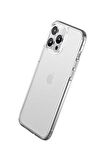 Wlons iPhone 13 Pro Uyumlu Kılıf Mat Parmak Izi Yapmayan Transparan Wlons H-Bom Kapak