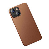 Apple iPhone 13 Kılıf Benks Magnetic Hakiki Deri Kılıf