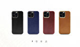 Apple iPhone 13 Pro Kılıf Kajsa Preppie Collection Pu Deri Kapak