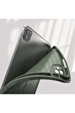 Ipad Pro 12.9 2021 (5.nesil) Uyumlu Deri Görünümlü Smart Cover Standlı Kılıf Tablet Kılıf