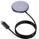 Benks W06 MagSafe Wireless Şarj Aygıtı 15W Kablosuz Şarj Aleti Mıknatıslı Şarj Cihazı