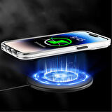 Apple iPhone 14 Kılıf Magsafe Şarj Özellikli Youngkit Water-Ink Serisi Kapak