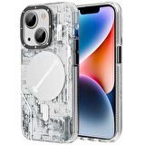 Apple iPhone 14 Plus Kılıf Magsafe Şarj Özellikli YoungKit Technology Serisi Kapak