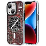 Apple iPhone 14 Plus Kılıf Magsafe Şarj Özellikli YoungKit Technology Serisi Kapak