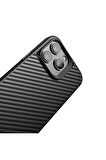 Apple iPhone 14 Pro Kılıf Aramid Karbon Fiber Magsafe Özellikli Wlons Radison Kapak