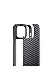 Apple iPhone 14 Pro Kılıf Aramid Karbon Fiber Magsafe Özellikli Wlons Radison Kapak