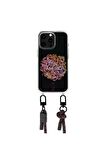 Apple iPhone 14 Plus Kılıf Kajsa Missy And Match Şeffaf Desenli Ip Askılı Kapak