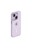 Benks Apple iPhone 14 Uyumlu Kılıf Sararmayan Wireless Şarj Destekli Benks Yeni Seri Magnetik Haze Kapak