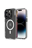 YoungKit iPhone 13 Pro Uyumlu Kılıf Magsafe Şarj Özellikli Youngkit Jane Sand Serisi Kapak