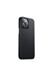 Benks iPhone 14 Pro Max Uyumlu Kılıf Magsafe Şarj Özellikli Karbon Fiber Benks Essential Kevlar Kapak