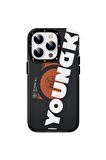 YoungKit iPhone 13 Pro Max Uyumlu Kılıf Magsafe Şarj Özellikli Youngkit Binfen Serisi Yazı Temalı Kapak