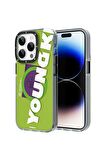 YoungKit iPhone 14 Pro Uyumlu Kılıf Magsafe Şarj Özellikli Youngkit Binfen Serisi Yazı Temalı Kapak
