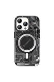YoungKit iPhone 14 Pro Max Uyumlu Kılıf Magsafe Şarj Özellikli Youngkit Technology Serisi Kapak