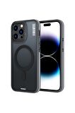YoungKit iPhone 14 Pro Uyumlu Kılıf Magsafe Şarj Özellikli Youngkit Rock Sand Serisi Kapak