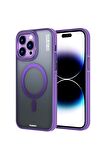 YoungKit iPhone 14 Pro Max Uyumlu Kılıf Magsafe Şarj Özellikli Youngkit Rock Sand Serisi Kapak
