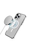 Wlons Apple iPhone 14 Pro Max Uyumlu Kılıf Magsafe Şarj Özellikli Transparan Sert Pc Wlons Pita Kapak