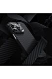 Benks iPhone 14 Pro Uyumlu Kılıf Karbon Fiber Benks 600D Essential Kevlar Kapak
