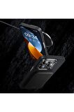 Benks iPhone 14 Pro Max Uyumlu Kılıf Magsafe Özellikli Karbon Fiber Benks 600D Essential Kevlar Kapak