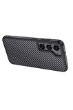 Wlons Galaxy S23 Plus Uyumlu Kılıf Aramid Karbon Fiber Magsafe Özellikli Wlons Radison Kapak