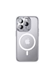 Wlons iPhone 14 Pro Max Uyumlu Kılıf Magsafe Şarj Özellikli Mat Görünümlü Wlons Vevo Kapak