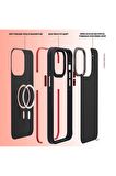 YoungKit iPhone 14 Pro Max Uyumlu Kılıf Magsafe Şarj Özellikli Youngkit 600D Kevlar Kapak