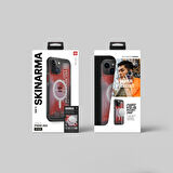 iPhone 14 Plus Uyumlu Kılıf SkinArma Şeffaf Airbag Tasarımlı Magsafe Şarj Özellikli Shorai Kapak