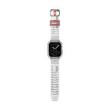 Watch 7 45mm Kordon SkinArma Saido Sert PC Kasa Koruyuculu Silikon Strap Kayış Şeffaf