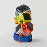 Watch 7 45mm Kordon SkinArma Saido Sert PC Kasa Koruyuculu Silikon Strap Kayış Şeffaf