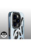 YoungKit iPhone 14 Pro Uyumlu Kılıf Magsafe Şarj Özellikli Yazı Temalı Youngkit Mechanic Serisi Kapak