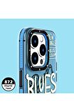 YoungKit iPhone 14 Pro Max Uyumlu Kılıf Şeffaf Renkli Yazı Temalı Tasarım Youngkit Jazz Serisi Kapak