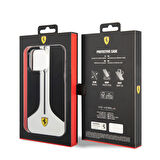 iPhone 14 Pro Max Uyumlu Kılıf Ferrari 296 Çizgili Dizayn Kapak