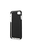 Apple iPhone 8 Uyumlu Kılıf Karl Lagerfeld Kenarları Siyah Silikon K&C Dizayn Kapak Siyah