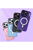YoungKit Apple iPhone 14 Pro Max Kılıf Magsafe Şarj Özellikli Youngkit Colored Sand Serisi Kapak