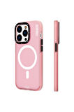 YoungKit iPhone 14 Pro Uyumlu Kılıf Magsafe Kablosuz Şarj Özellikli Youngkit Colored Sand Serisi Kapak
