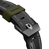 Watch Akıllı Saat Kordonu 44mm Kordon Shokku Strap Kayış Siyah