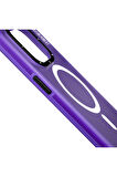 YoungKit iPhone 14 Pro Uyumlu Kılıf Magsafe Kablosuz Şarj Özellikli Youngkit Colored Sand Serisi Kapak